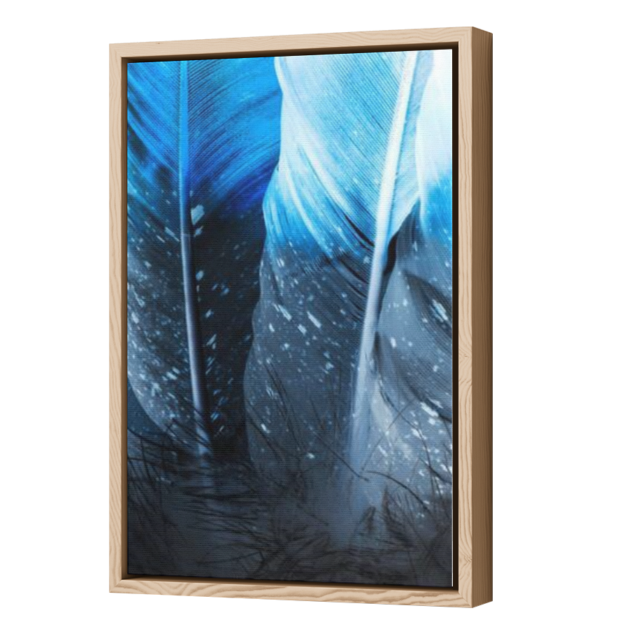 Thumbnail for Canvas - Wood Grain Floating Frame