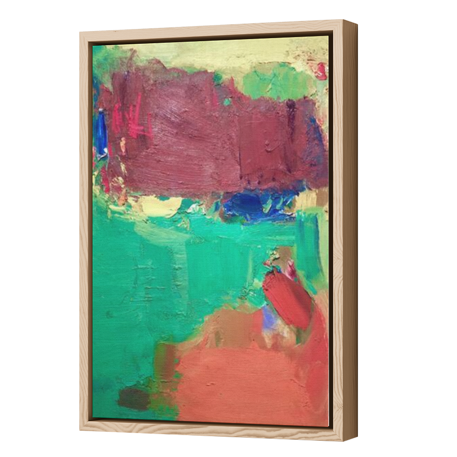 Thumbnail for Canvas - Wood Grain Floating Frame