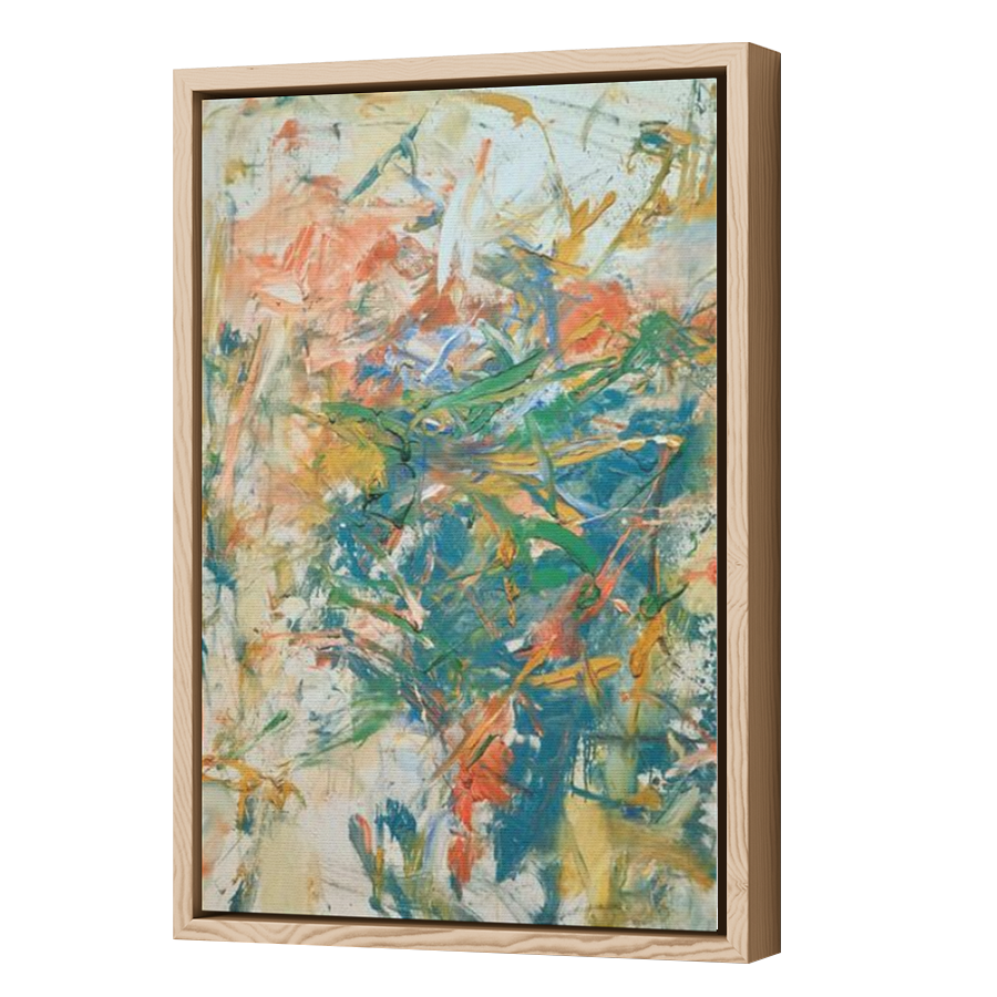 Thumbnail for Canvas - Wood Grain Floating Frame