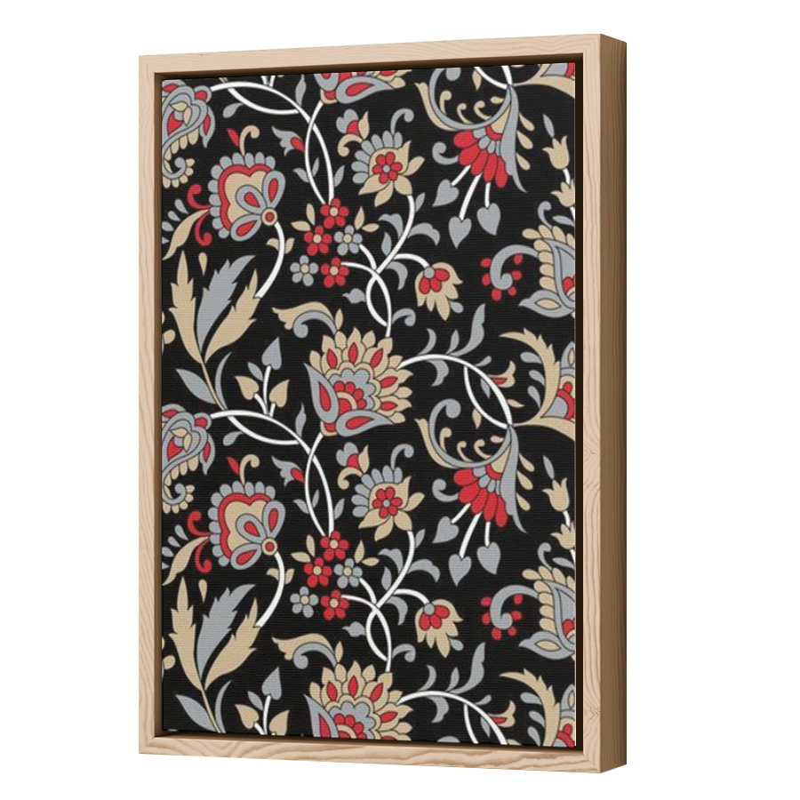 Thumbnail for Canvas - Wood Grain Floating Frame