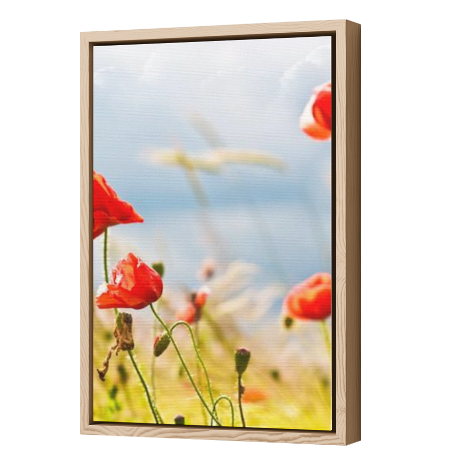Thumbnail for Canvas - Wood Grain Floating Frame