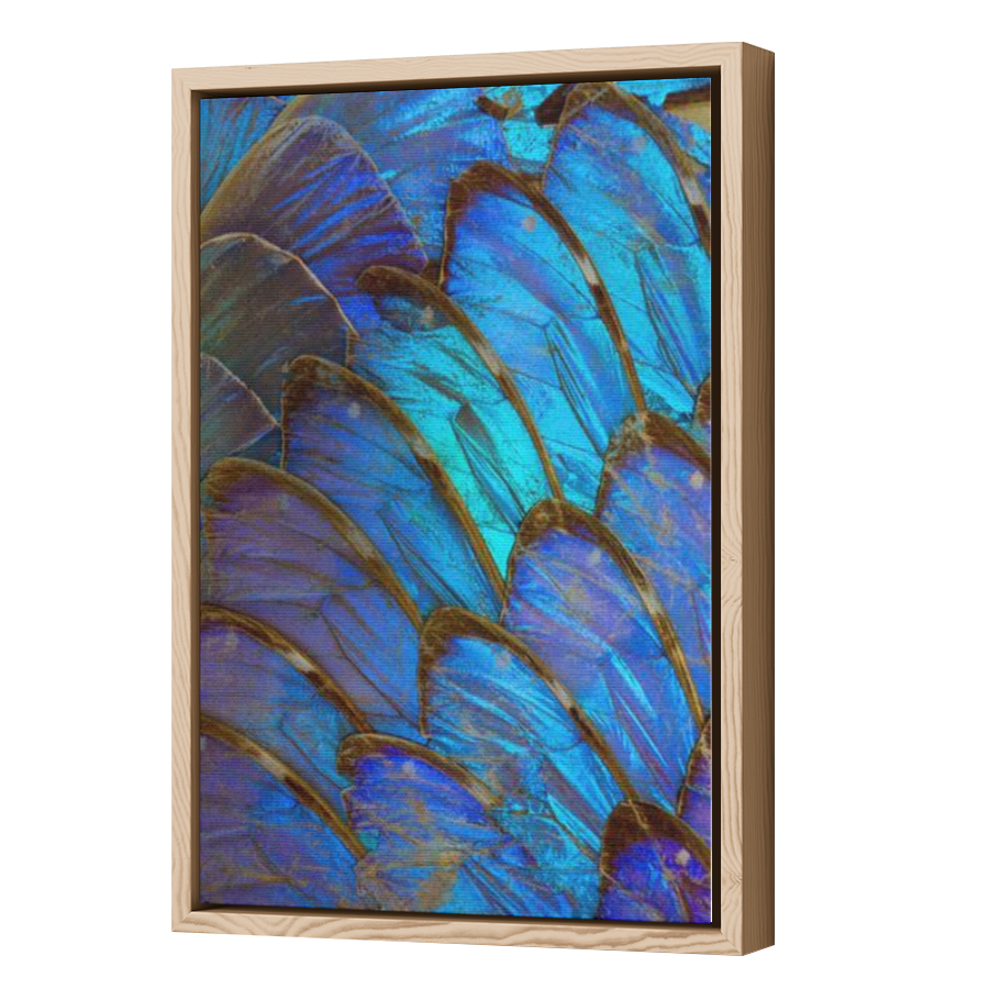 Thumbnail for Canvas - Wood Grain Floating Frame