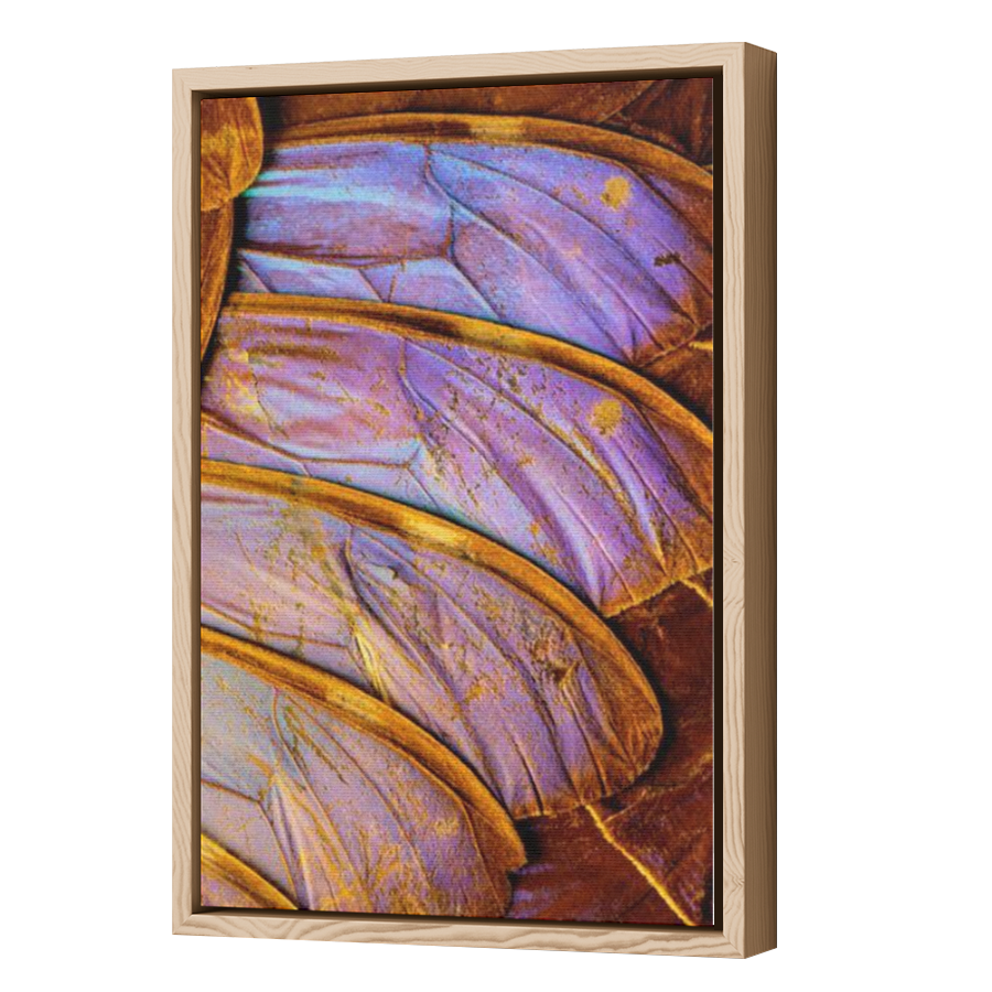 Thumbnail for Canvas - Wood Grain Floating Frame