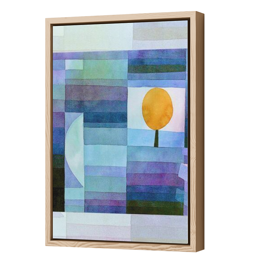 Thumbnail for Canvas - Wood Grain Floating Frame