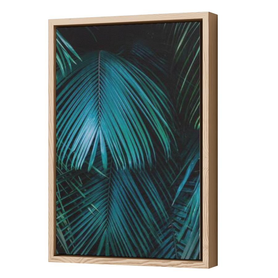 Thumbnail for Canvas - Wood Grain Floating Frame