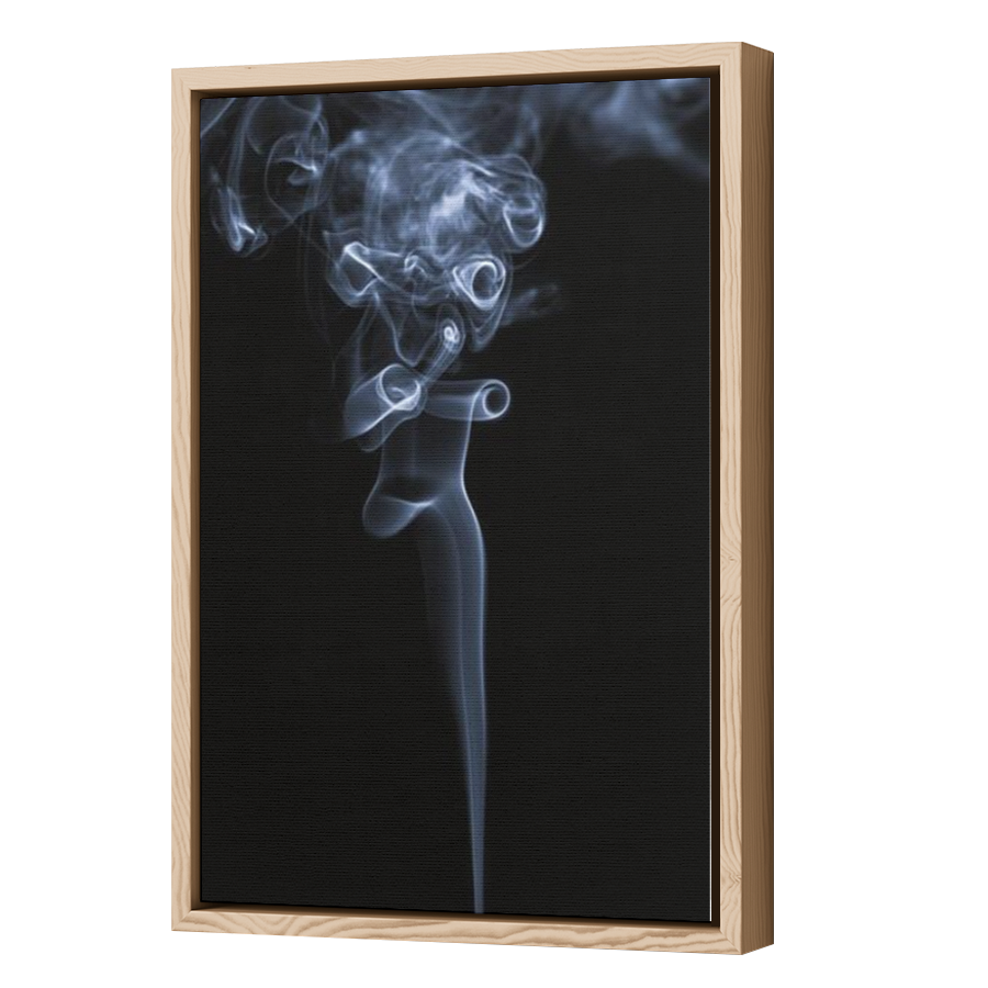 Thumbnail for Canvas - Wood Grain Floating Frame