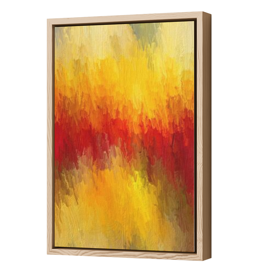 Thumbnail for Canvas - Wood Grain Floating Frame