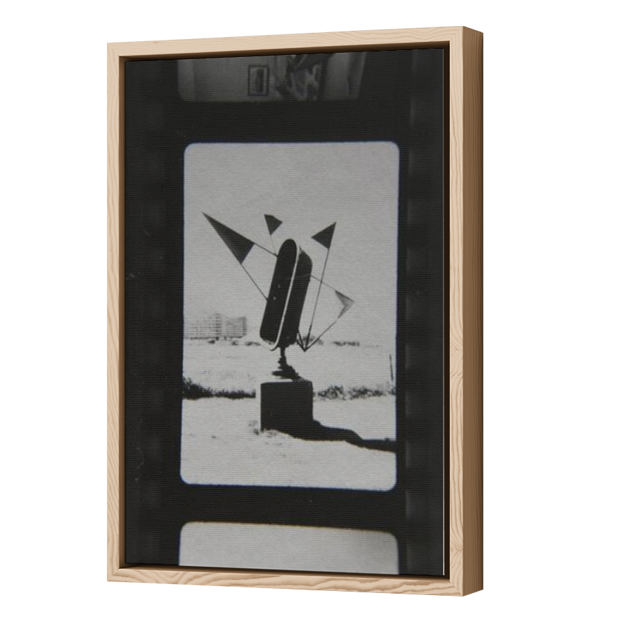 Thumbnail for Canvas - Wood Grain Floating Frame