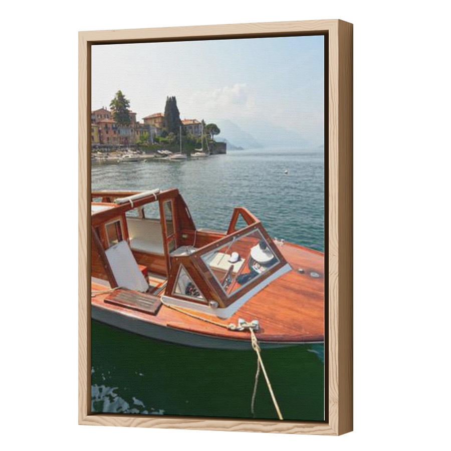 Thumbnail for Canvas - Wood Grain Floating Frame