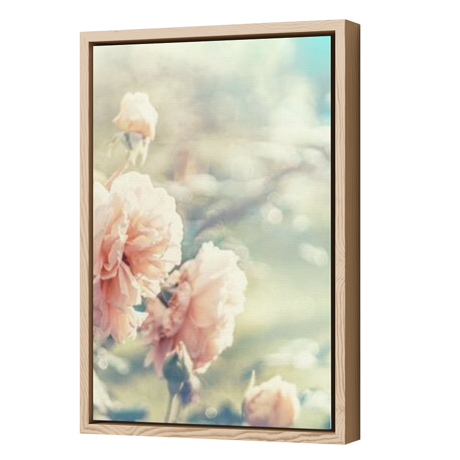 Thumbnail for Canvas - Wood Grain Floating Frame