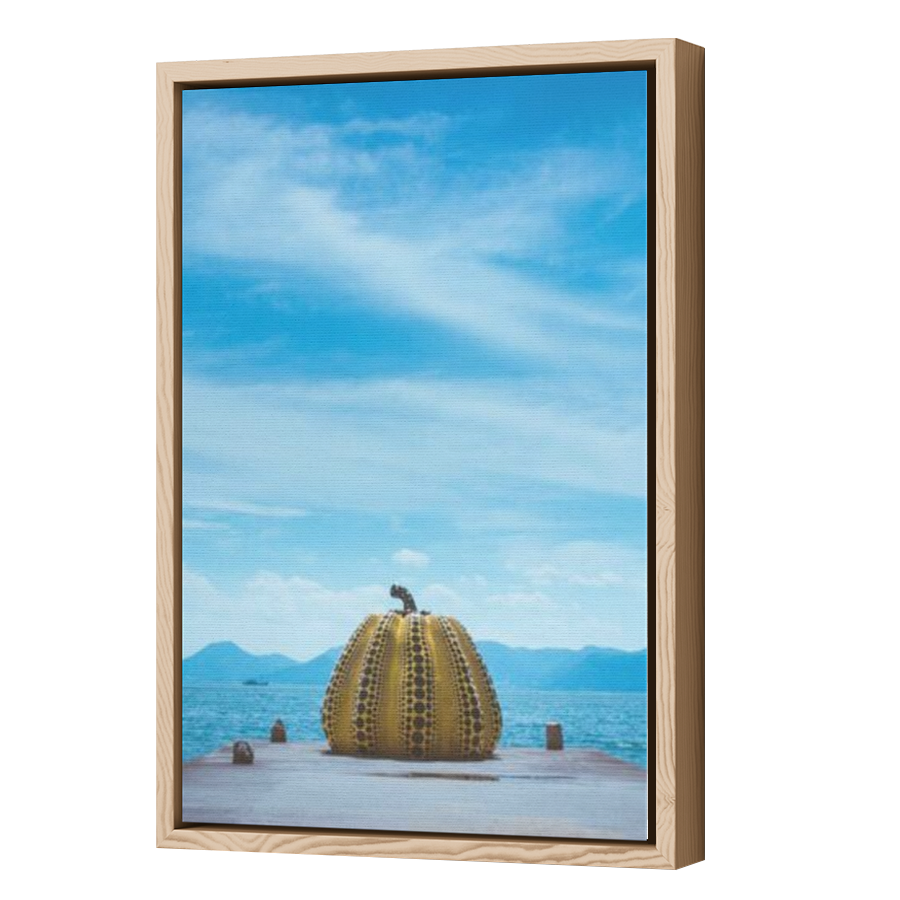 Thumbnail for Canvas - Wood Grain Floating Frame