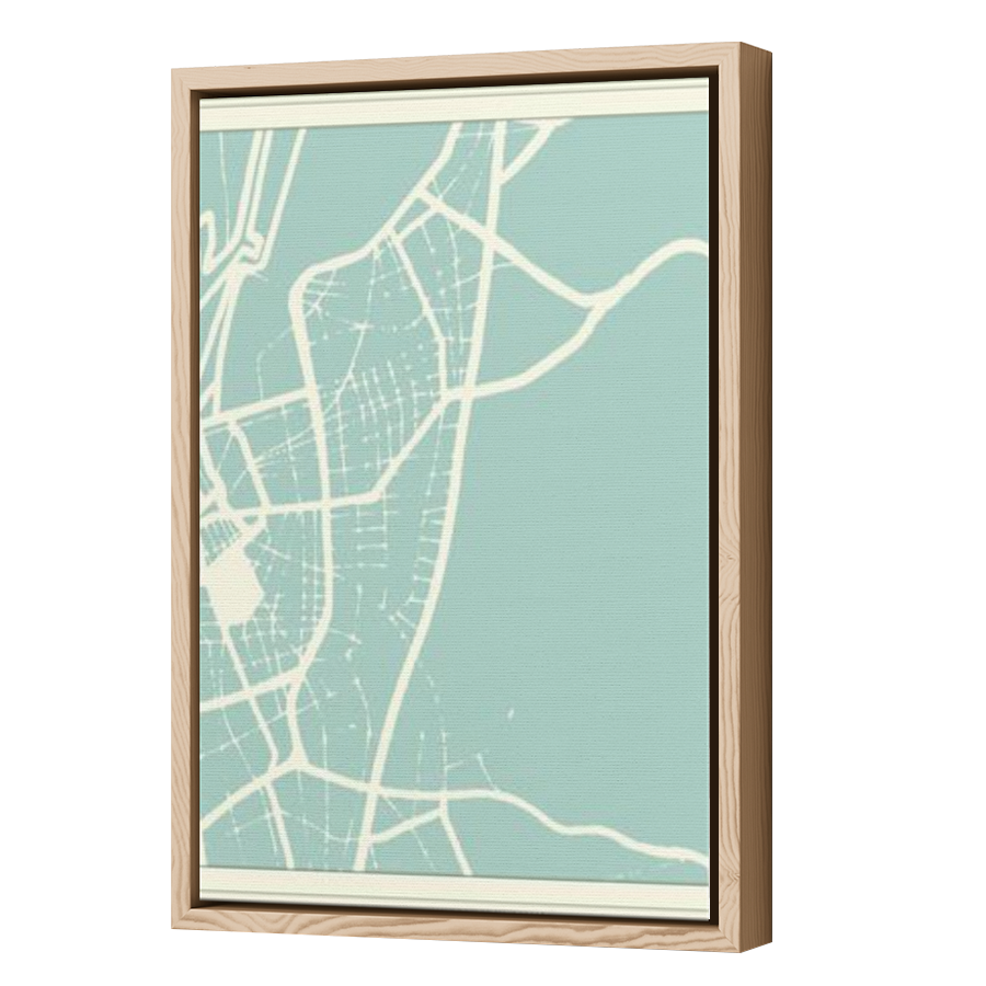 Thumbnail for Canvas - Wood Grain Floating Frame