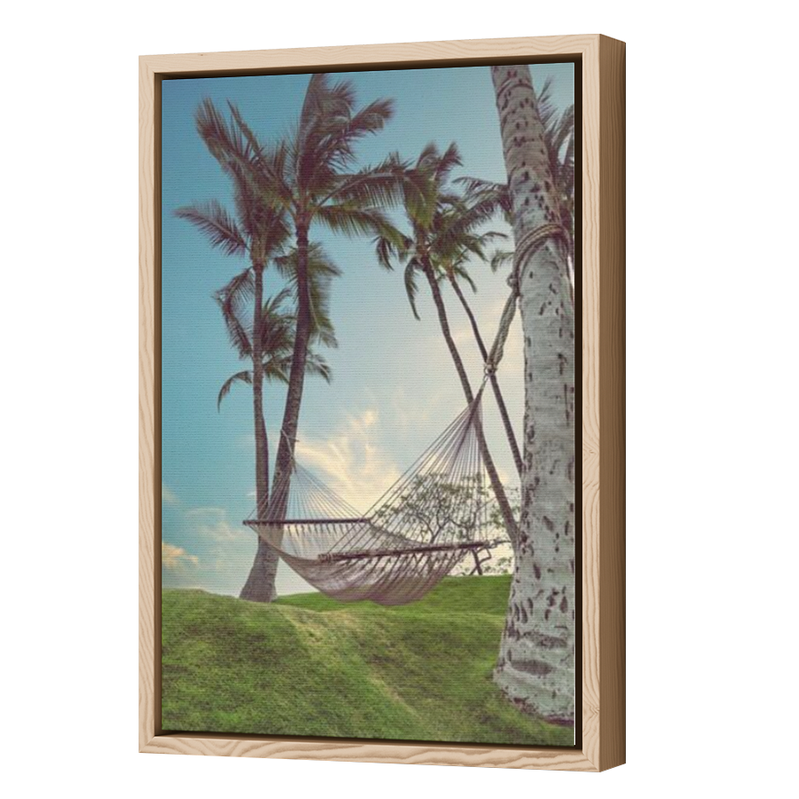 Thumbnail for Canvas - Wood Grain Floating Frame