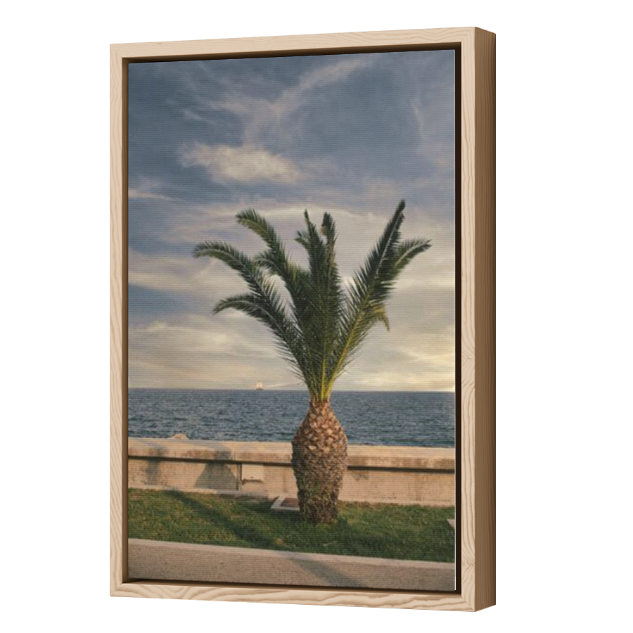 Thumbnail for Canvas - Wood Grain Floating Frame