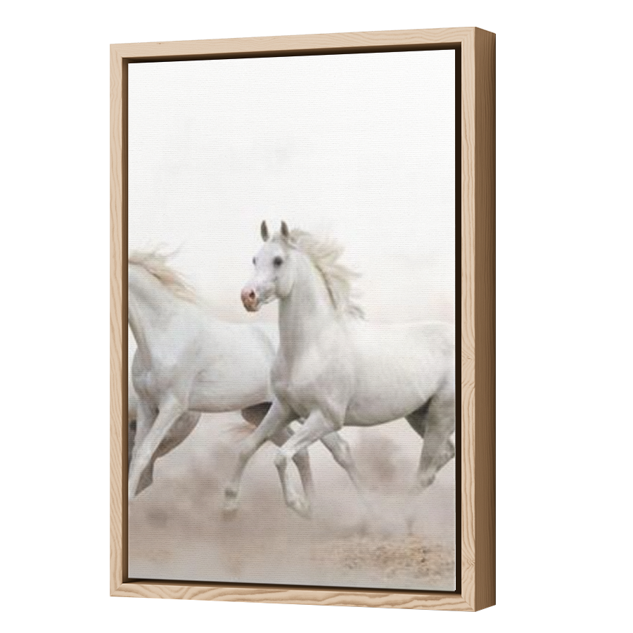 Thumbnail for Canvas - Wood Grain Floating Frame