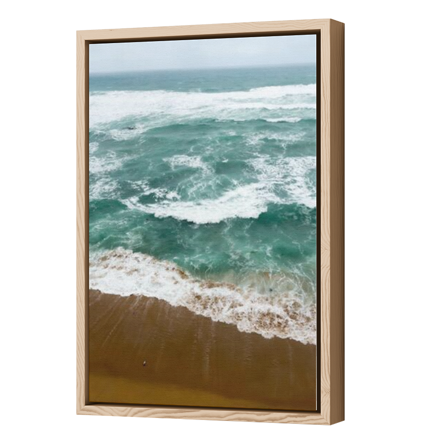 Thumbnail for Canvas - Wood Grain Floating Frame