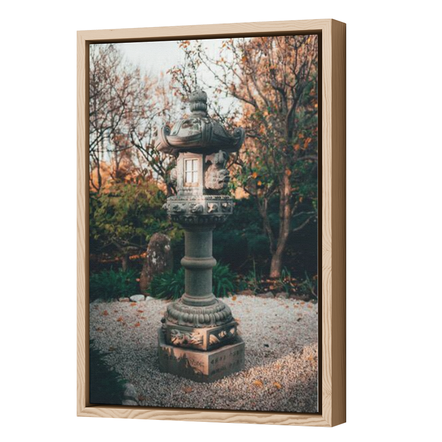 Thumbnail for Canvas - Wood Grain Floating Frame