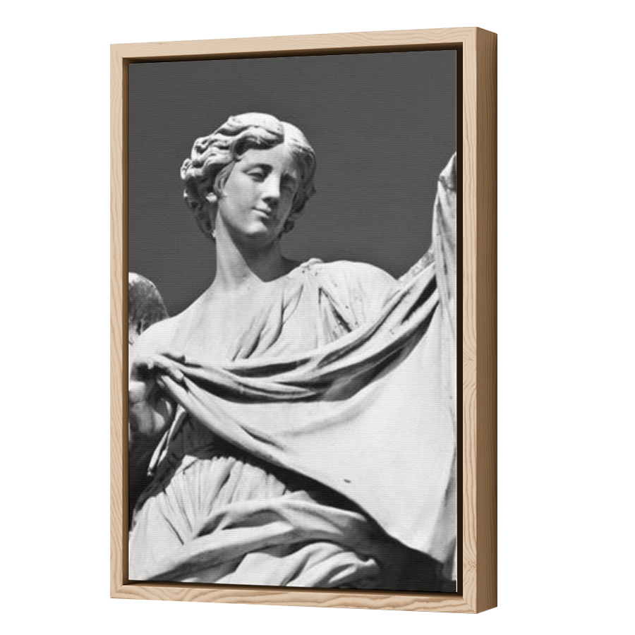 Thumbnail for Canvas - Wood Grain Floating Frame