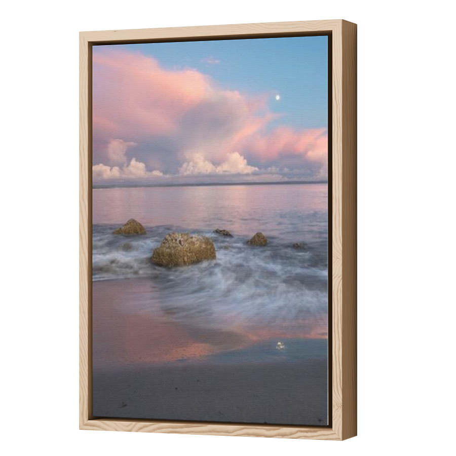 Thumbnail for Canvas - Wood Grain Floating Frame