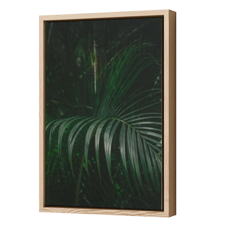 Thumbnail for Canvas - Wood Grain Floating Frame