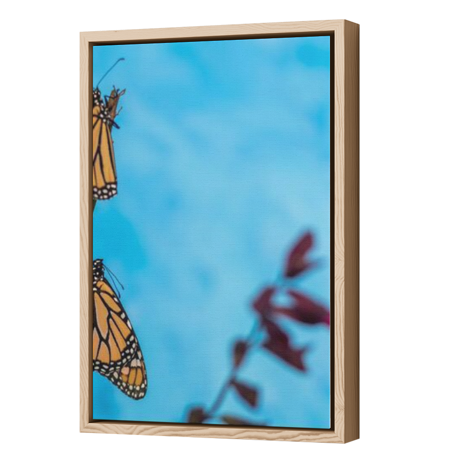 Thumbnail for Canvas - Wood Grain Floating Frame