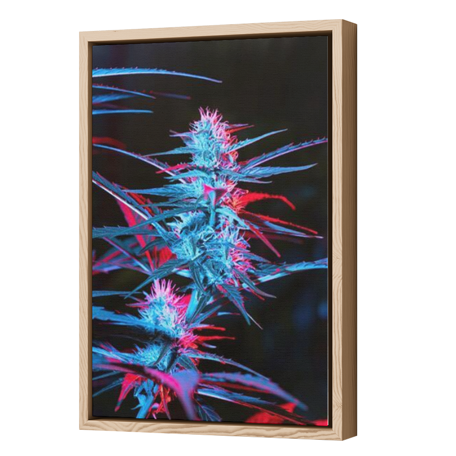 Thumbnail for Canvas - Wood Grain Floating Frame