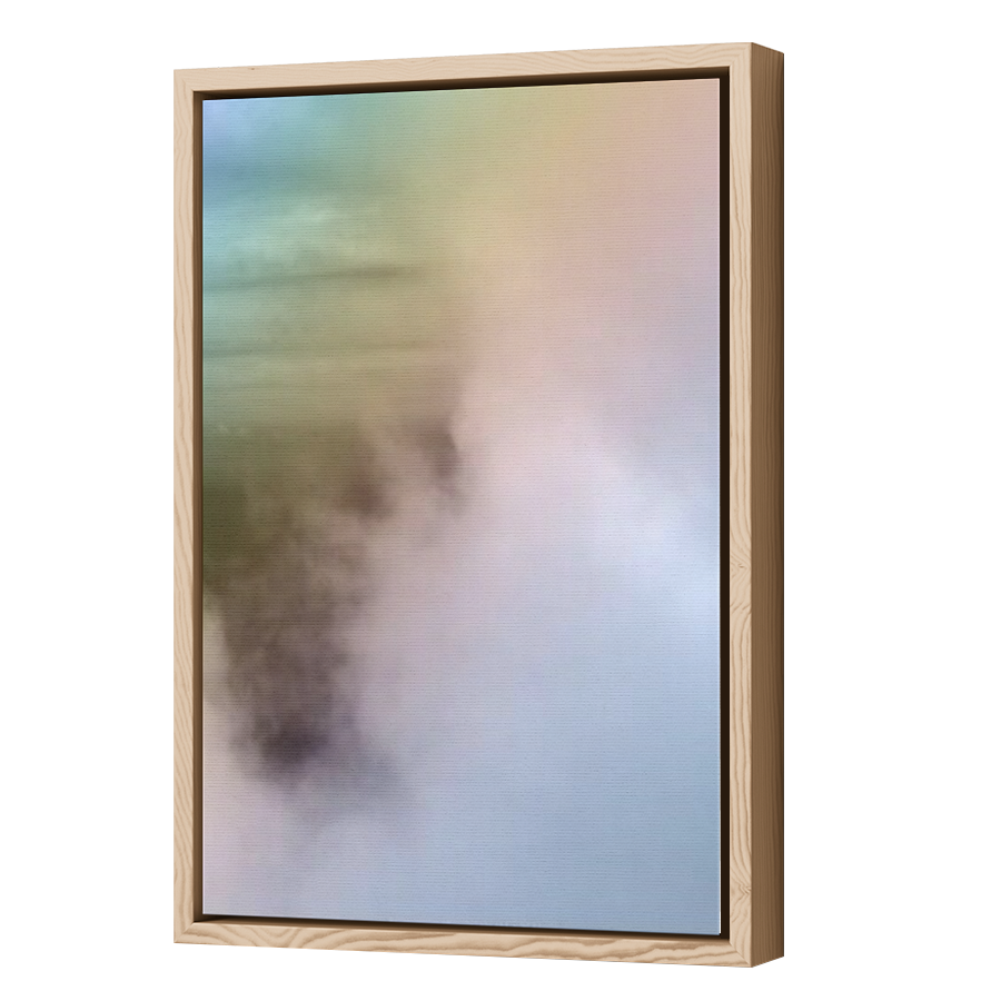 Thumbnail for Canvas - Wood Grain Floating Frame