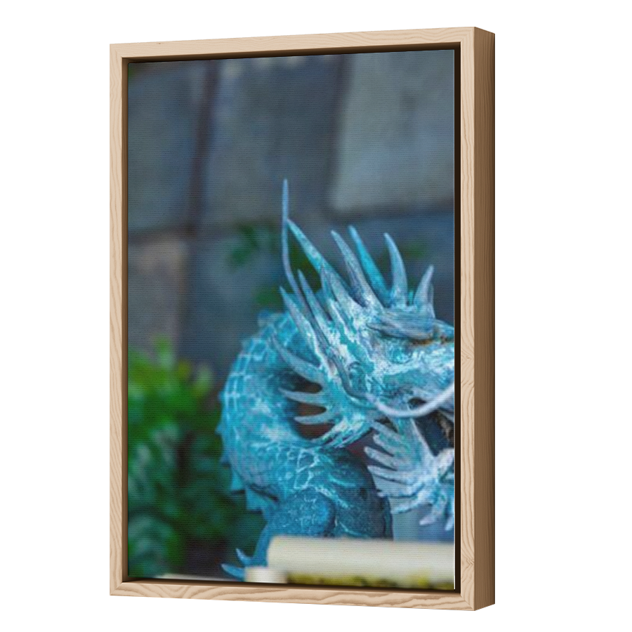 Thumbnail for Canvas - Wood Grain Floating Frame