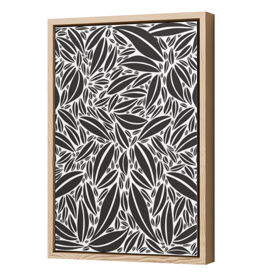 Thumbnail for Canvas - Wood Grain Floating Frame
