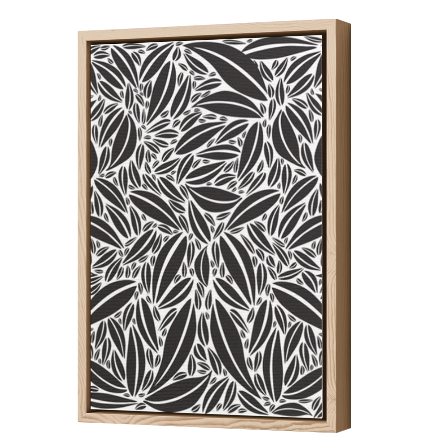Thumbnail for Canvas - Wood Grain Floating Frame