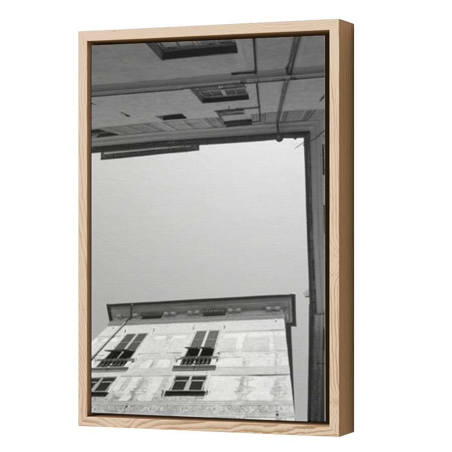 Thumbnail for Canvas - Wood Grain Floating Frame