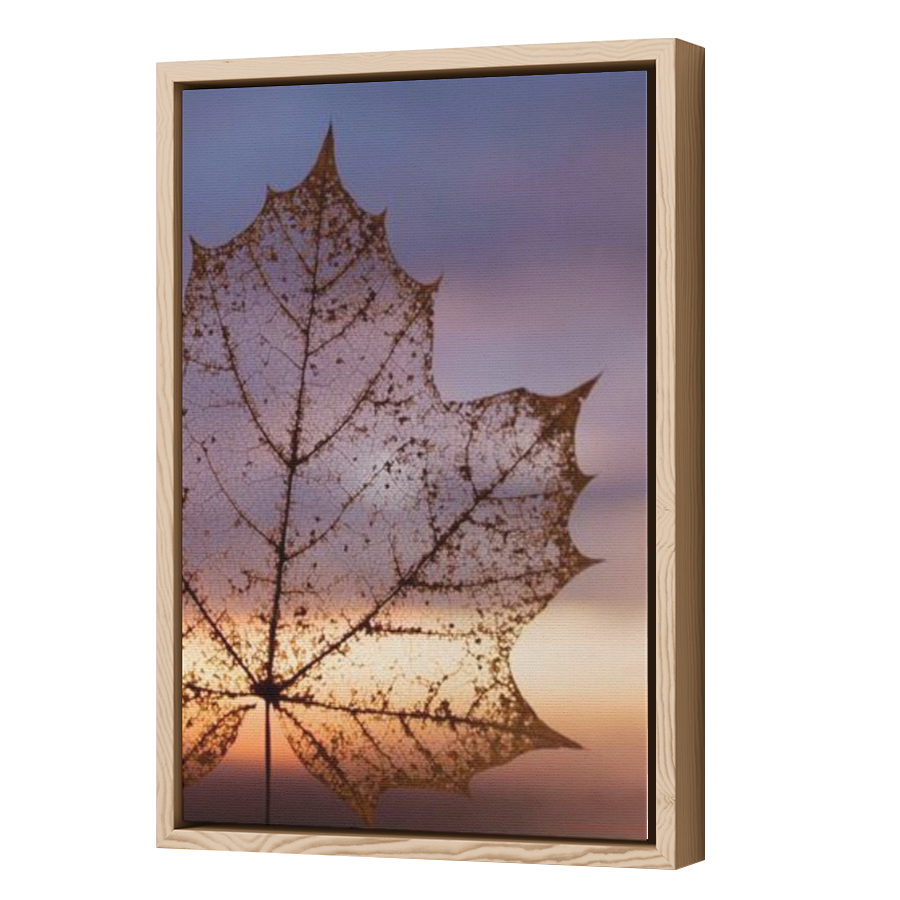 Thumbnail for Canvas - Wood Grain Floating Frame