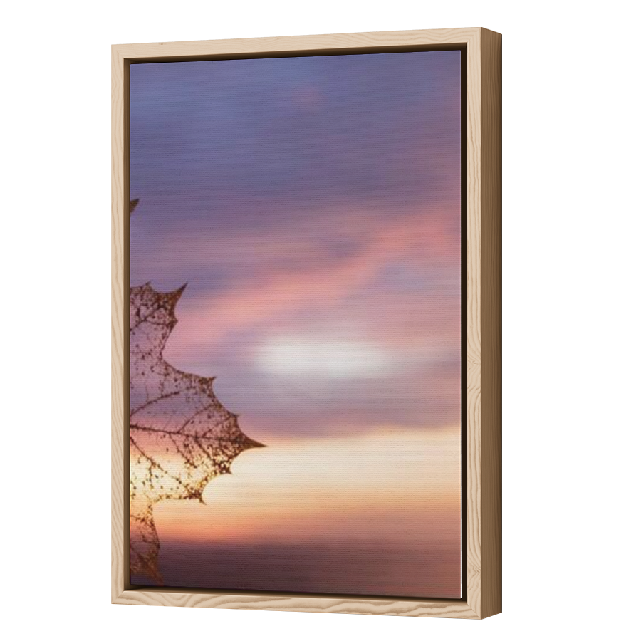 Thumbnail for Canvas - Wood Grain Floating Frame