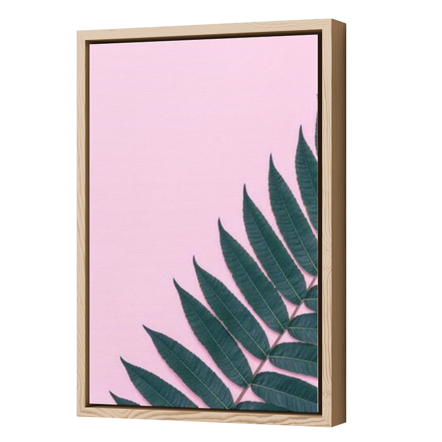 Thumbnail for Canvas - Wood Grain Floating Frame