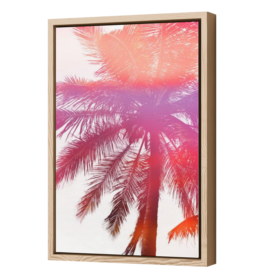 Thumbnail for Canvas - Wood Grain Floating Frame