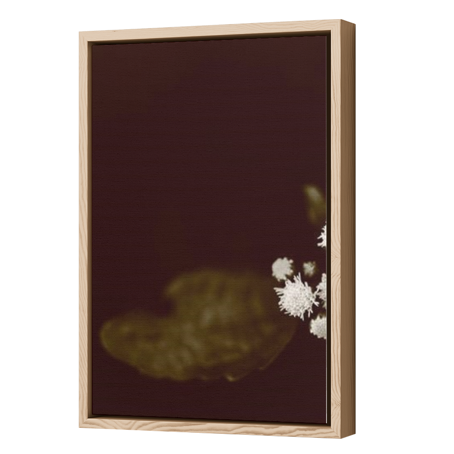 Thumbnail for Canvas - Wood Grain Floating Frame