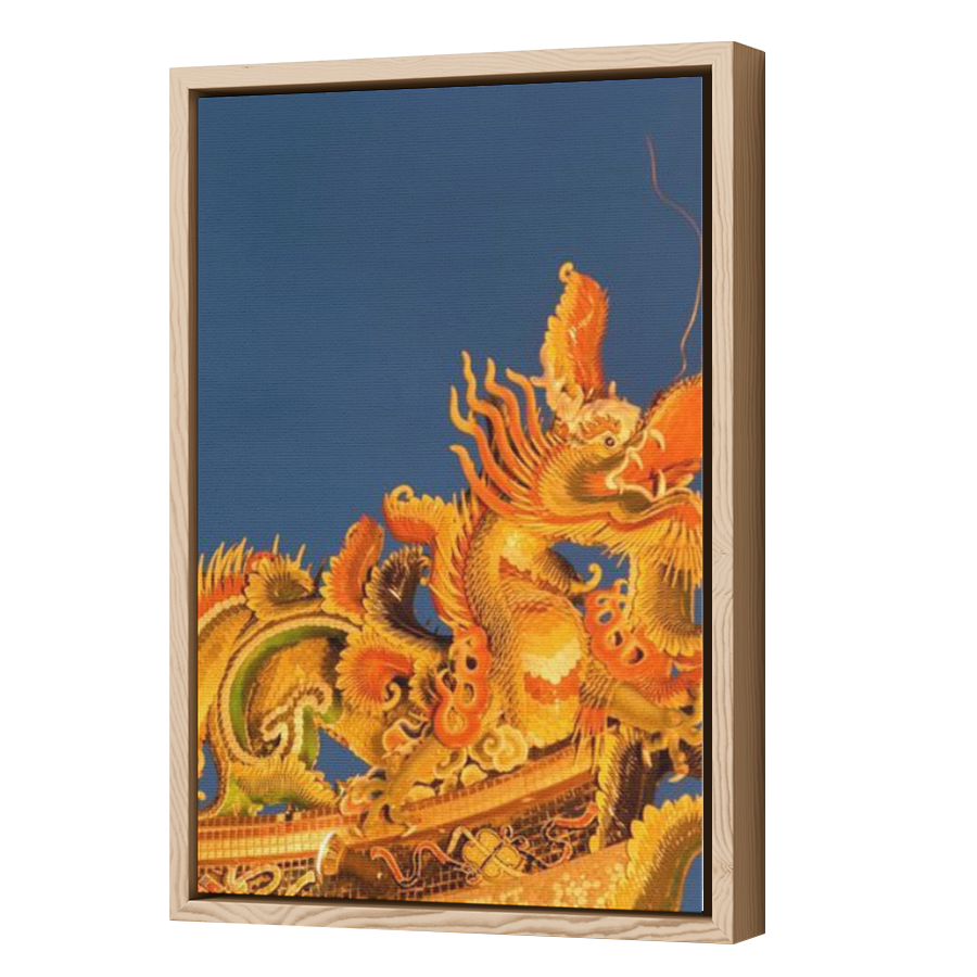 Thumbnail for Canvas - Wood Grain Floating Frame