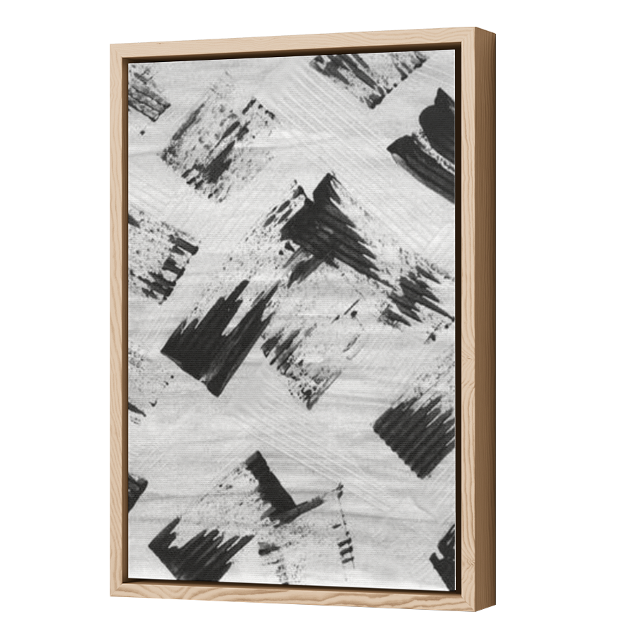 Thumbnail for Canvas - Wood Grain Floating Frame