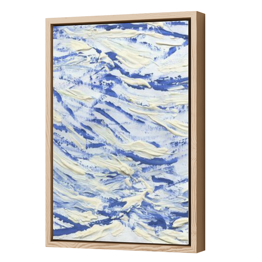 Thumbnail for Canvas - Wood Grain Floating Frame