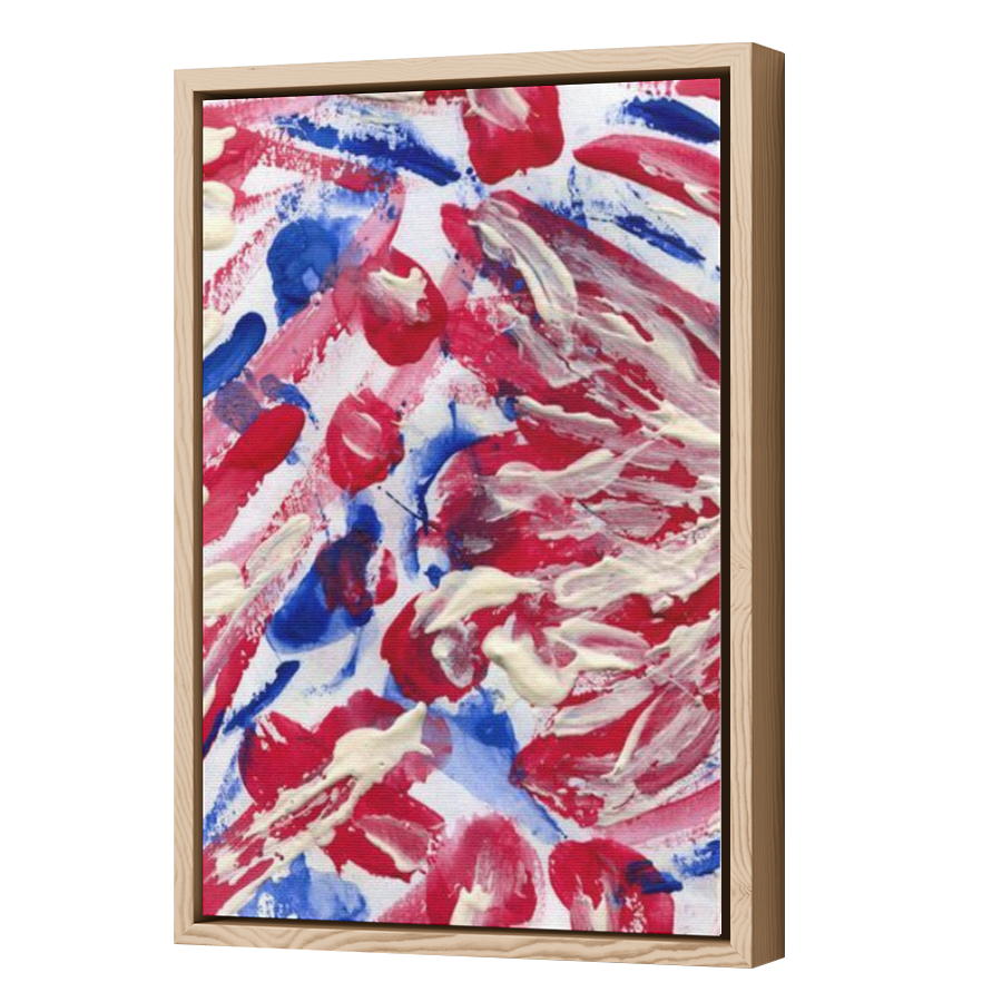 Thumbnail for Canvas - Wood Grain Floating Frame