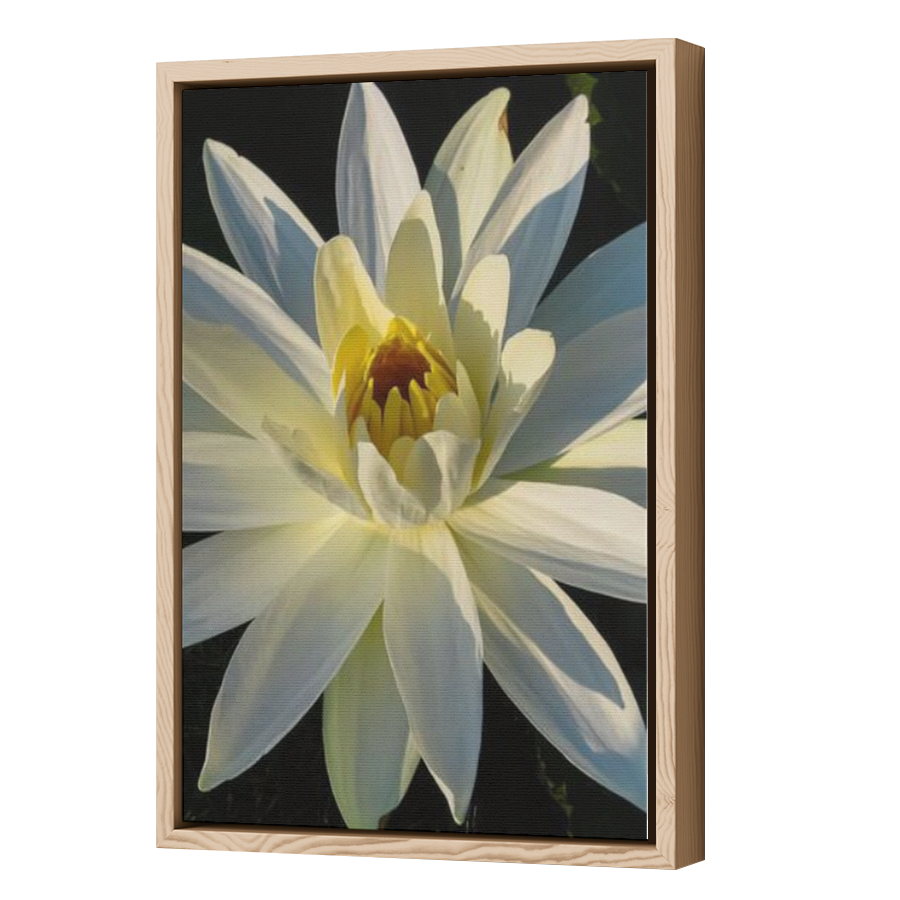 Thumbnail for Canvas - Wood Grain Floating Frame
