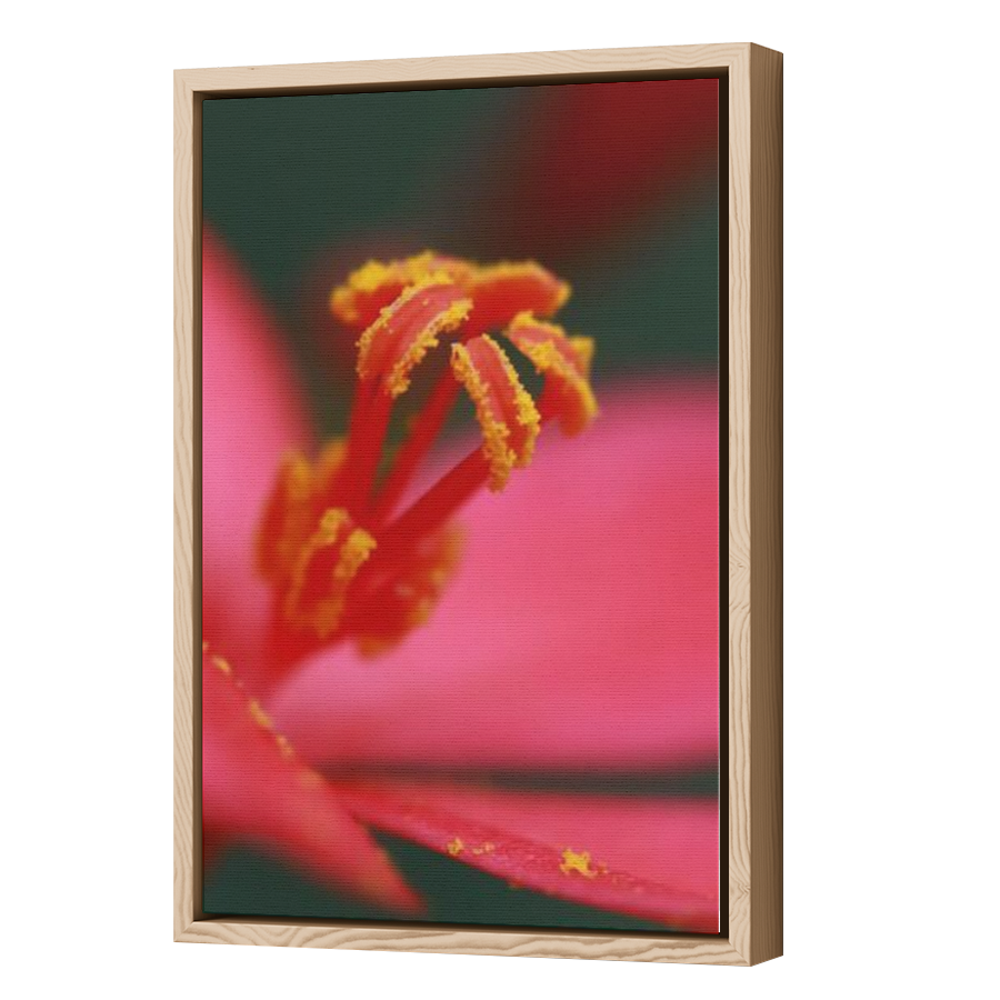 Thumbnail for Canvas - Wood Grain Floating Frame