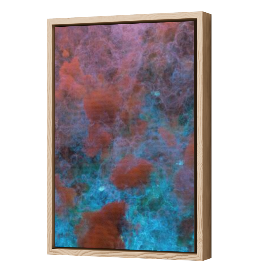 Thumbnail for Canvas - Wood Grain Floating Frame
