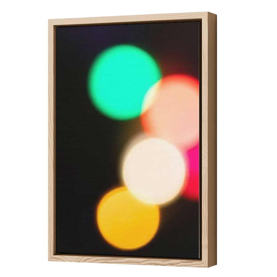 Thumbnail for Canvas - Wood Grain Floating Frame