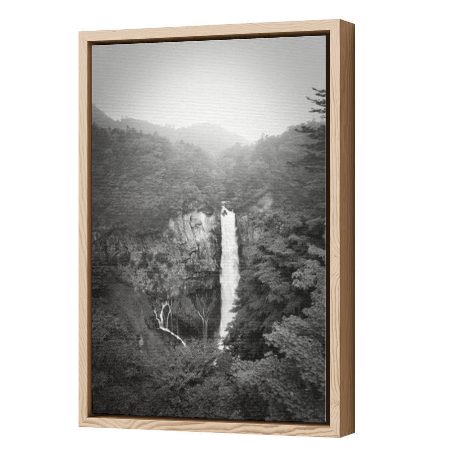 Thumbnail for Canvas - Wood Grain Floating Frame