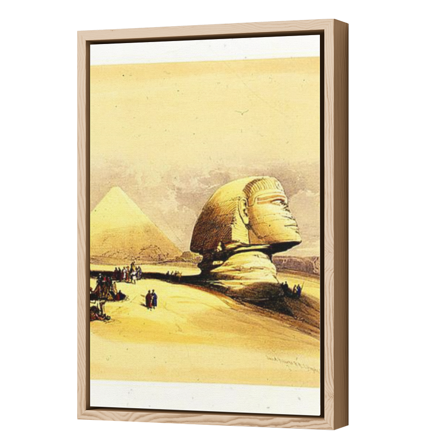 Thumbnail for Canvas - Wood Grain Floating Frame