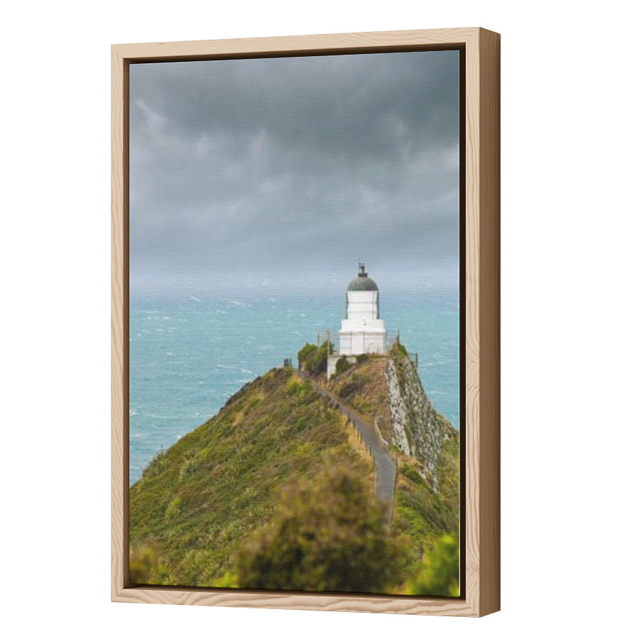 Thumbnail for Canvas - Wood Grain Floating Frame