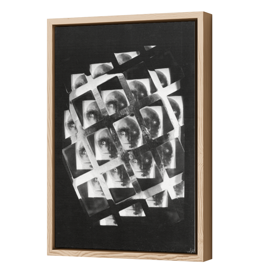 Thumbnail for Canvas - Wood Grain Floating Frame