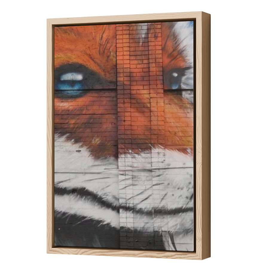 Thumbnail for Canvas - Wood Grain Floating Frame