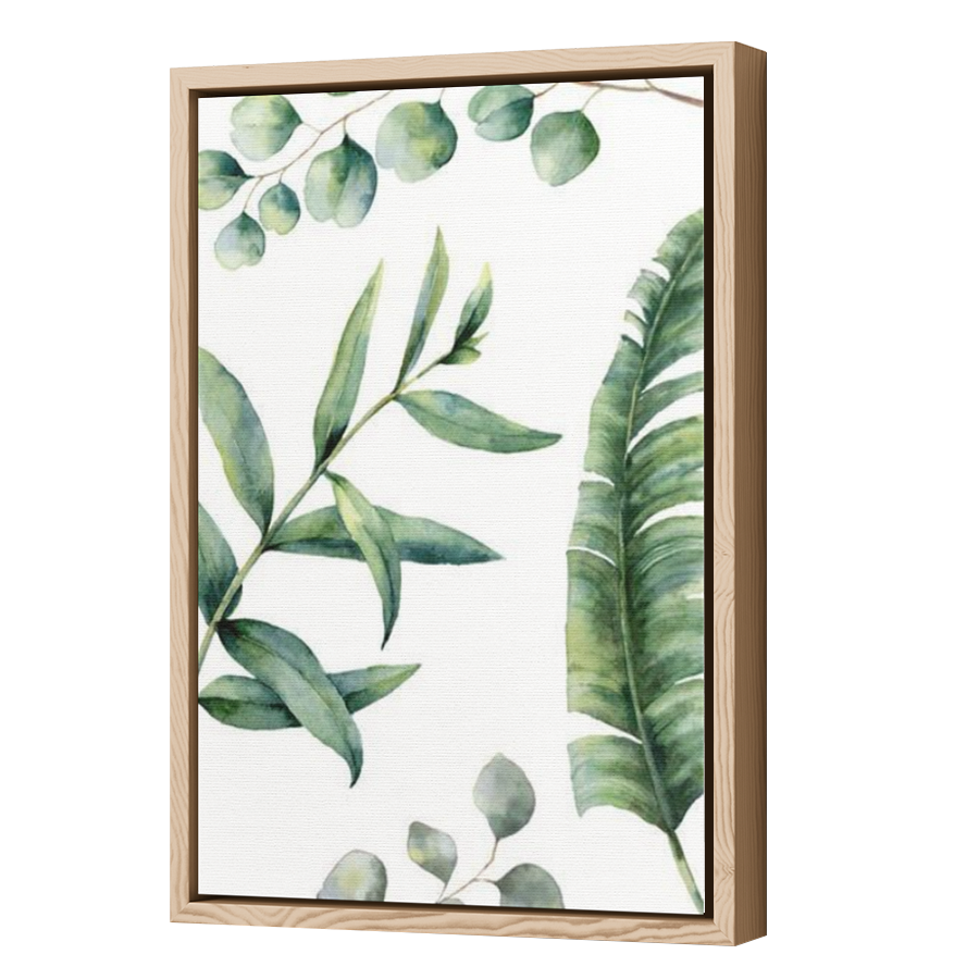 Thumbnail for Canvas - Wood Grain Floating Frame